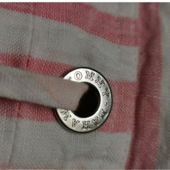 Tommy Bahama Linen pastel striped top Large - Picture 10 of 11